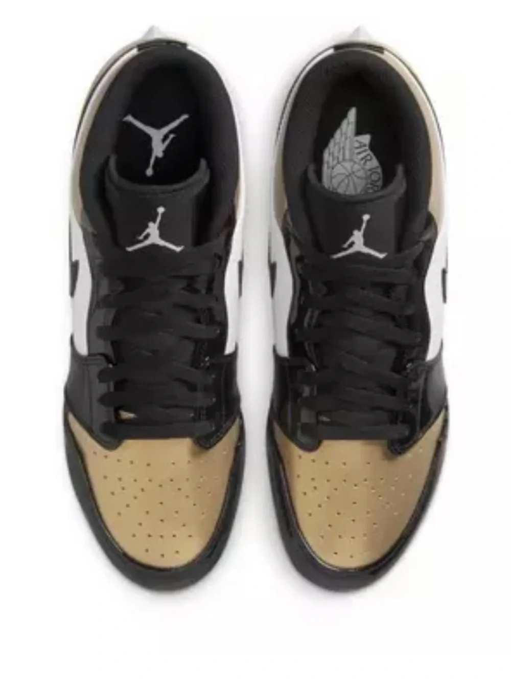 NWT Nike Jordan 1 Low TD Football Cleats, Metallic Gold/Black, Men’s Size 10.5
